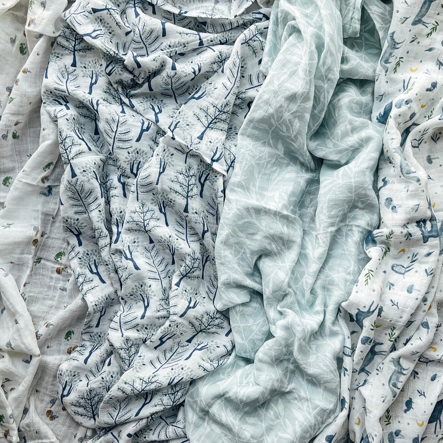 Organic Fabric Swaddles Collection