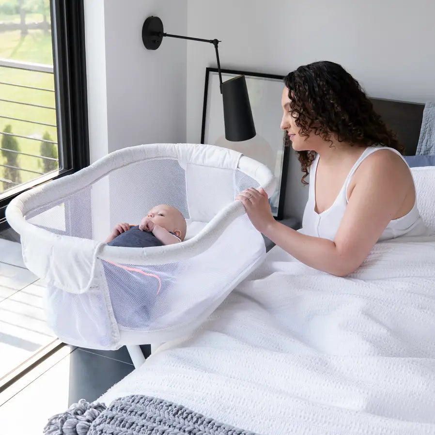 Mother and Baby with HALO Bassinet