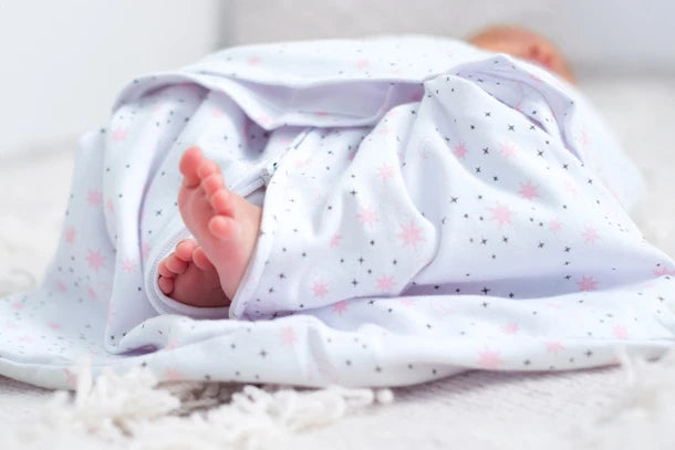 HALO SleepSack Swaddle 1.5 TOG in Midnight Moons PInk