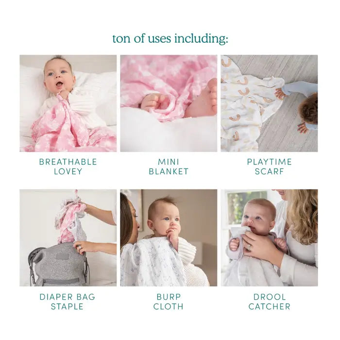 Boutique Cotton Muslin Squares 3 Pack aden anais