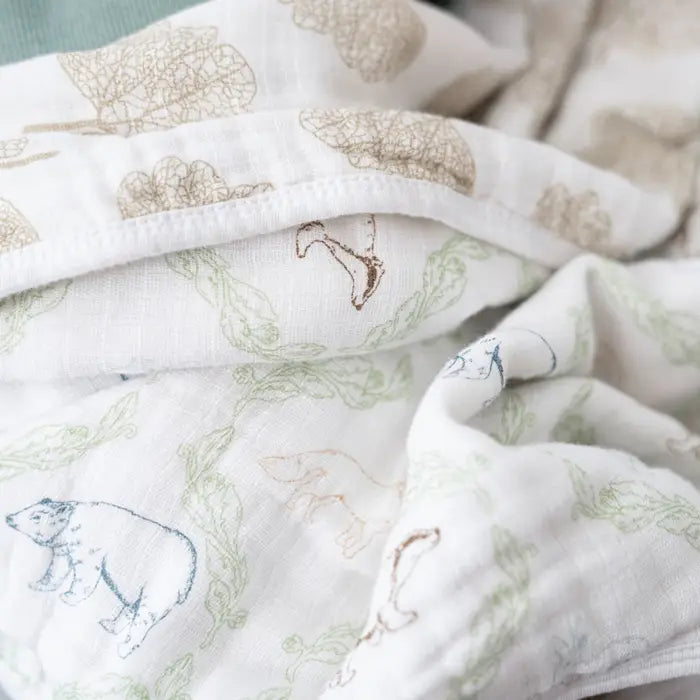 Essentials Cotton Muslin Blanket aden anais