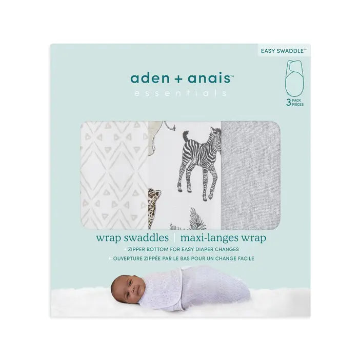 Essentials Wrap Swaddles 3 Pack aden anais