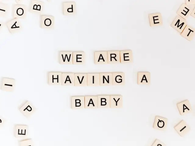 Word Tiles: We Are Having A Baby